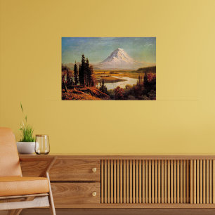 Albert Bierstadt painting, Mount Rainier, Poster