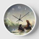 Albert Bierstadt painting, Seals Clock