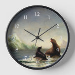 Albert Bierstadt painting, Seals Clock