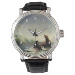 Albert Bierstadt painting, Seals Watch