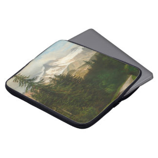 Albert Bierstadt Painting Snow in the High Country Laptop Sleeve