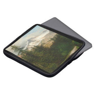 Albert Bierstadt Painting Snow in the High Country Laptop Sleeve