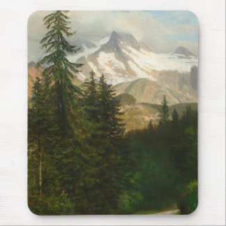 Albert Bierstadt Painting Snow in the High Country Mouse Pad