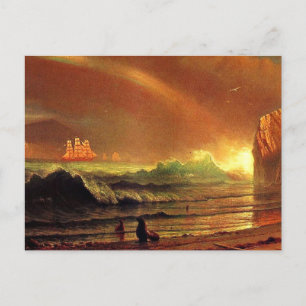 Albert Bierstadt painting, The Golden Gate, Postcard