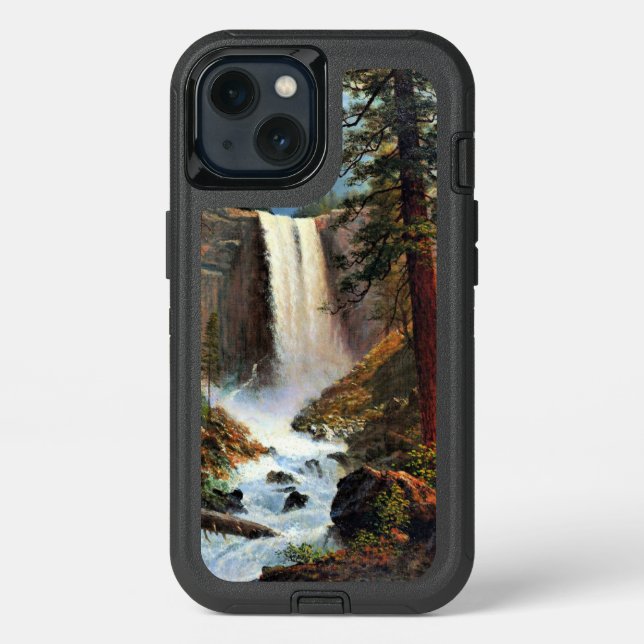 Albert Bierstadt painting, Vernal Falls, Otterbox iPhone Case (Back)