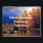 Albert Bierstadt Paintings Calendar<br><div class="desc">Albert Bierstadt (January 7, 1830 – February 18, 1902) was a German-American painter best known for his landscapes of the American West.</div>