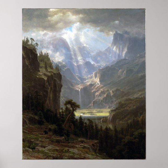 Albert Bierstadt Rocky Mountains, Lander's Peak Poster (Front)