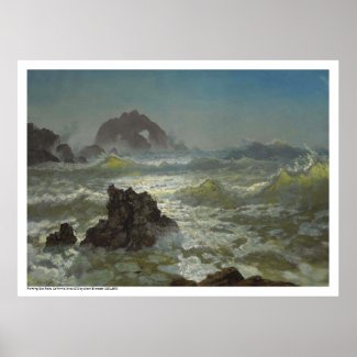 Albert Bierstadt-Seal Rock, California