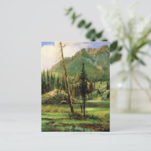 Albert Bierstadt - Sierra Nevada Mountains, Postcard