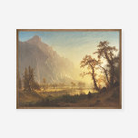 Albert Bierstadt Sunrise Yosemite Valley Painting  Poster