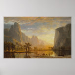 Albert Bierstadt - Valley Of The Yosemite Poster at Zazzle