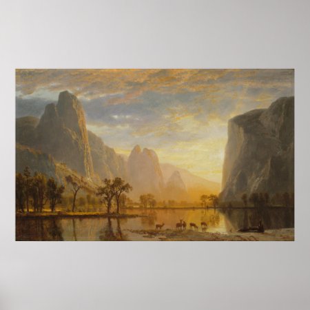 Albert Bierstadt - Valley Of The Yosemite Poster