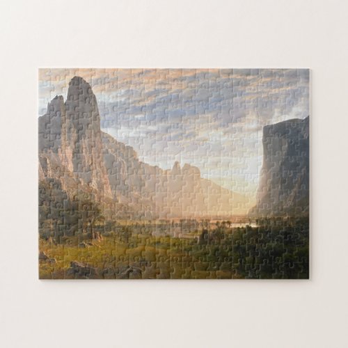 albert bierstadt _ yosemite valley art painting jigsaw puzzle