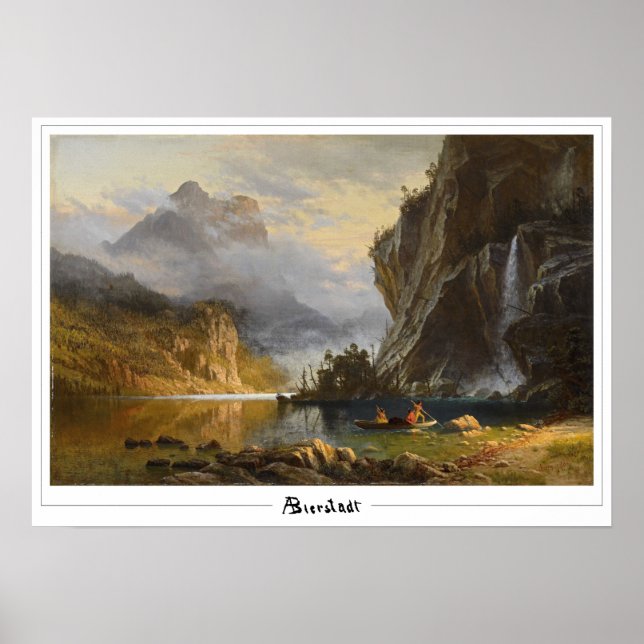 Albert Bierstadt Zedign Art Poster #108 (Front)