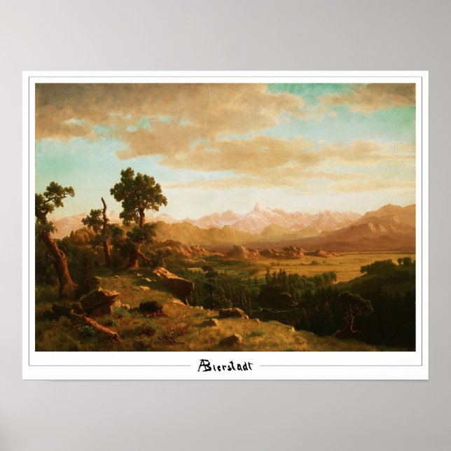 Albert Bierstadt Zedign Art Poster #14 (Front)