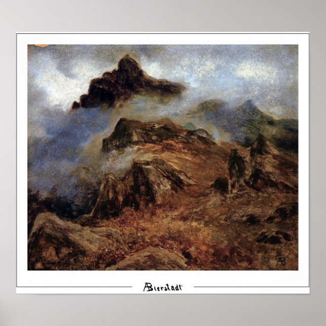 Albert Bierstadt Zedign Art Poster #20 (Front)