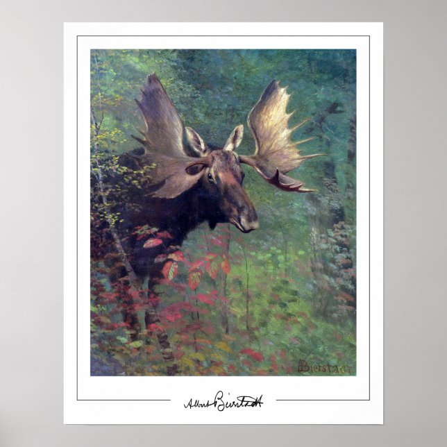 Albert Bierstadt Zedign Art Poster #225 (Front)
