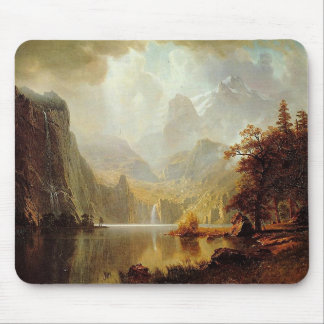 Albert Bierstadt's Painting, In the Mountains 1867 Mouse Pad