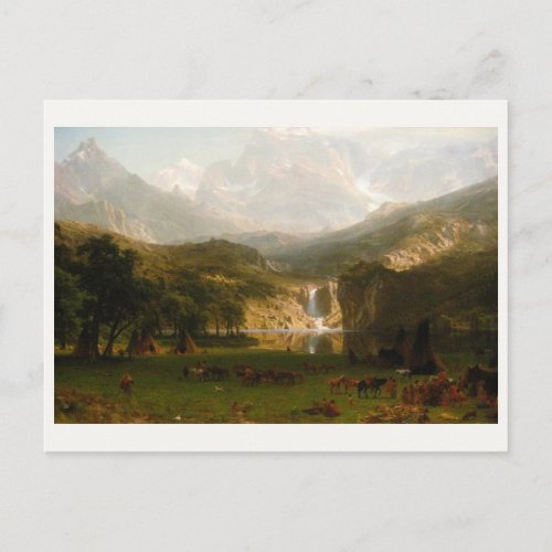 Albert Bierstadts Rocky Mountains Landers Peak Postcard