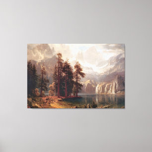 Albert Bierstadt's Sierra Nevada, 1871 Canvas Print