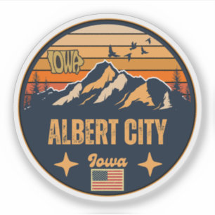 Albert City, Iowa, United States Sticker