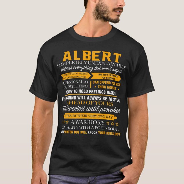 ALBERT completely unexplainable T-Shirt (Front)