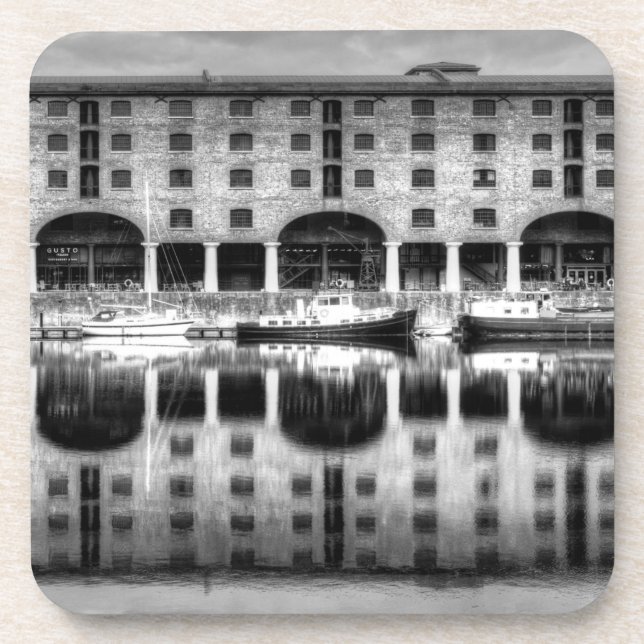 Albert Dock Liverpool Beverage Coaster (Front)