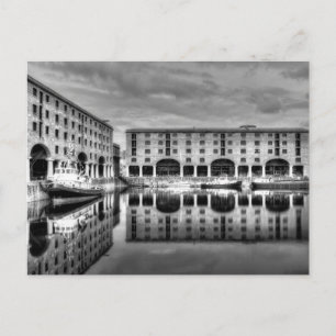 Albert Dock Liverpool Reflections Holiday Postcard