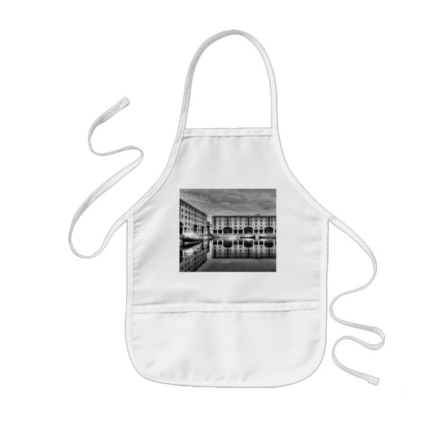 Albert Dock Liverpool Reflections Kids' Apron (Front)