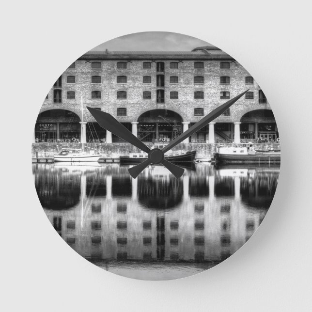 Albert Dock Liverpool Round Clock (Front)