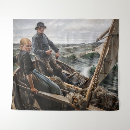 Albert Edelfelt _ At Sea Tapestry