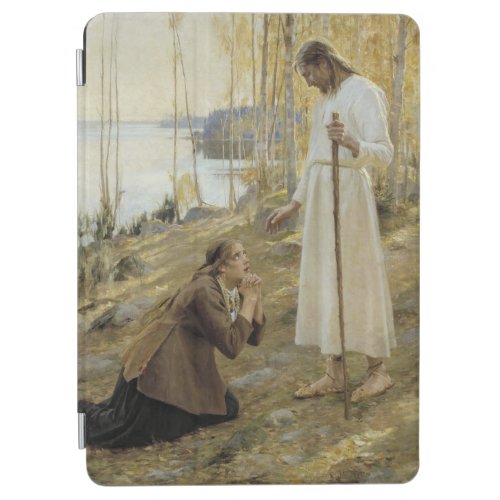 Albert Edelfelt _ Christ and Mary Magdalene iPad Air Cover