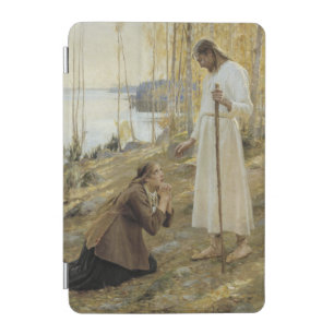 Albert Edelfelt - Christ and Mary Magdalene iPad Mini Cover