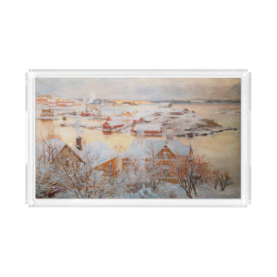 Albert Edelfelt - December Day Acrylic Tray