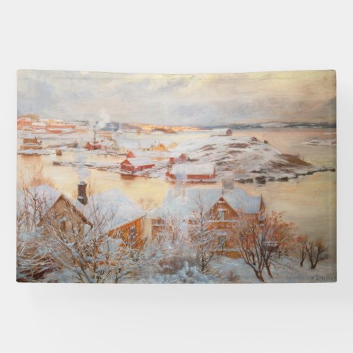 Albert Edelfelt _ December Day Banner