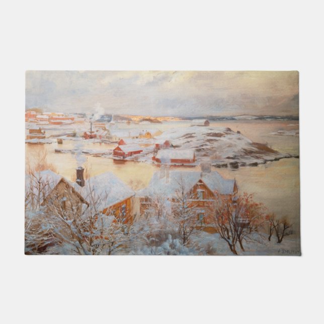 Albert Edelfelt - December Day Doormat (Front)