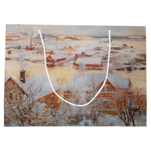 Albert Edelfelt _ December Day Large Gift Bag