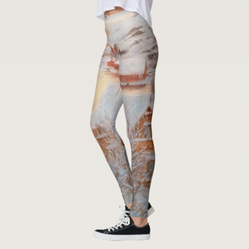 Albert Edelfelt _ December Day Leggings