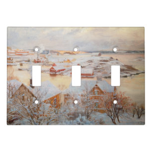 Albert Edelfelt - December Day Light Switch Cover