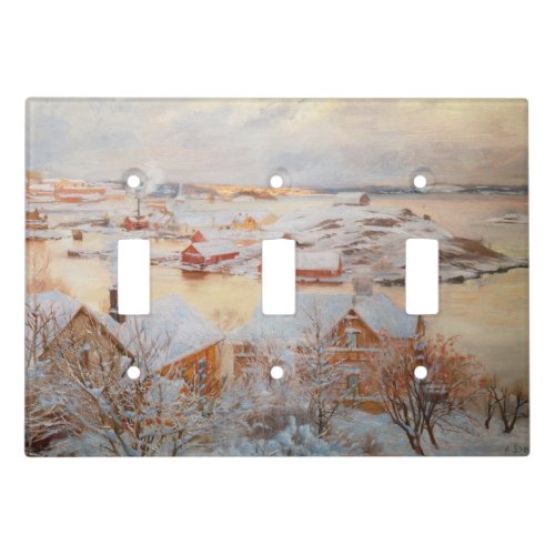 Albert Edelfelt _ December Day Light Switch Cover