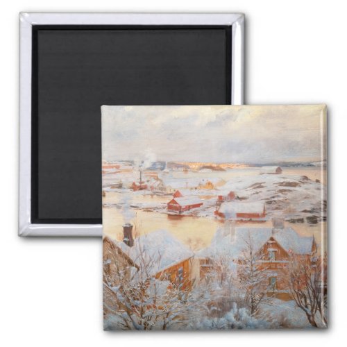 Albert Edelfelt _ December Day Magnet