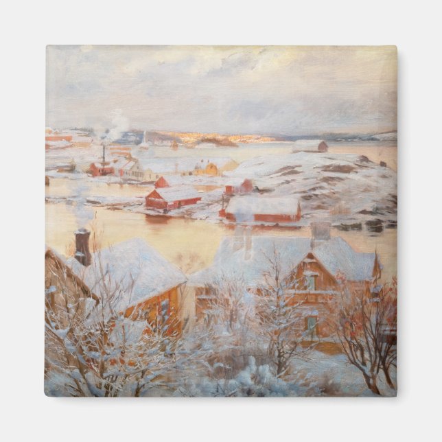 Albert Edelfelt - December Day Magnet (Front)