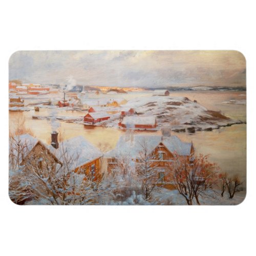 Albert Edelfelt _ December Day Magnet