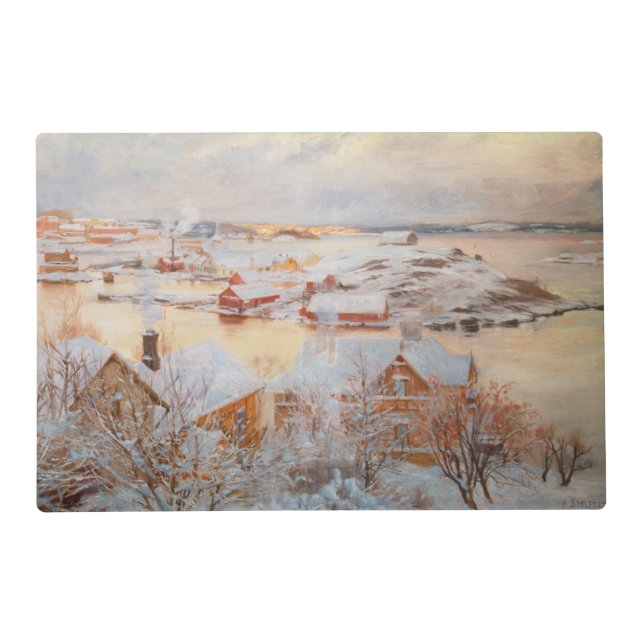 Albert Edelfelt - December Day Placemat (Front)