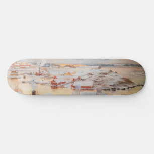 Albert Edelfelt - December Day Skateboard