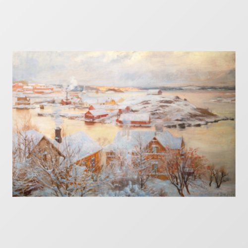 Albert Edelfelt _ December Day Window Cling