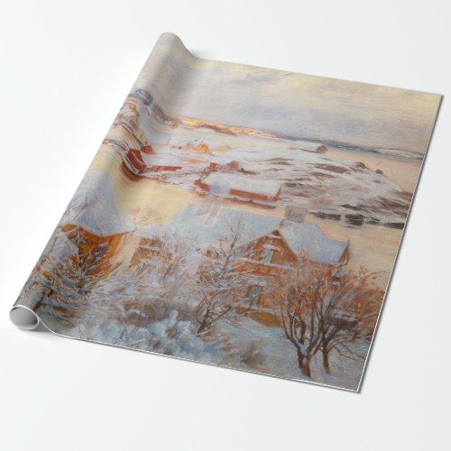 Albert Edelfelt _ December Day Wrapping Paper