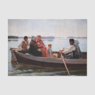 Albert Edelfelt - Going to the Christening Tissue Paper