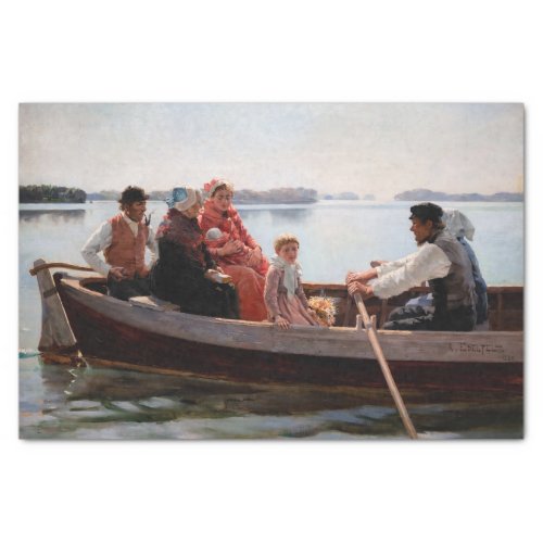 Albert Edelfelt _ Going to the Christening Tissue Paper