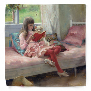 Albert Edelfelt - Good Friends Bandana